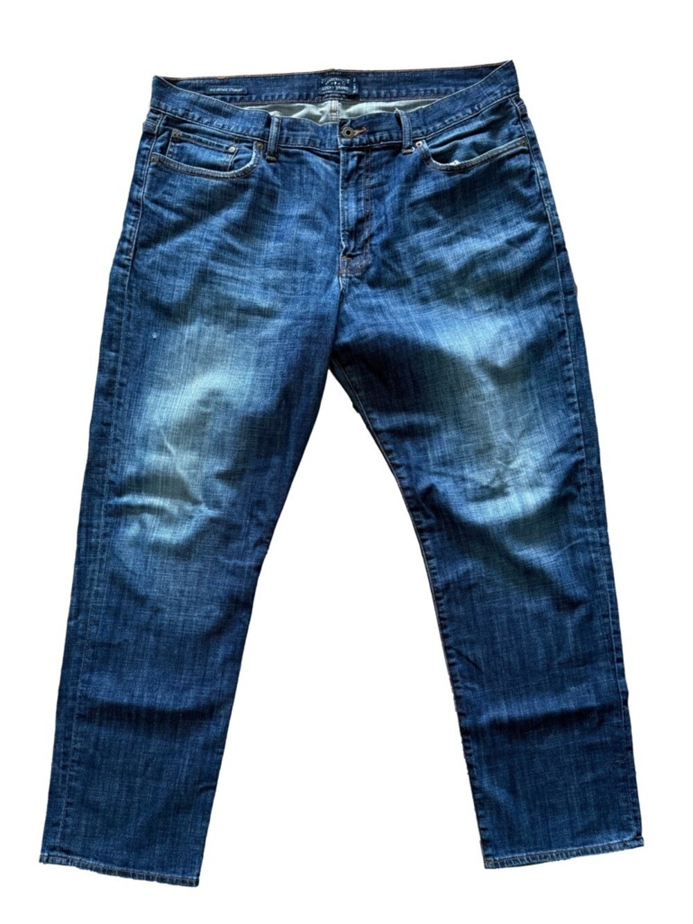 Lucky Brand Mens 363 Vintage Straight Jeans 38x32 Medium Wash